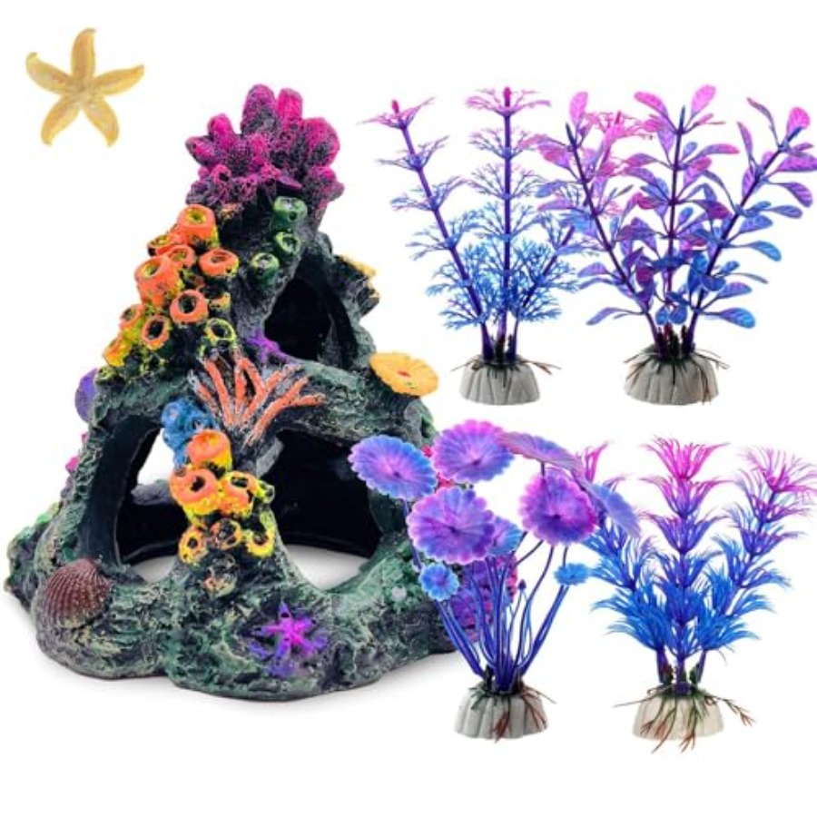 Aquarium Fish Colorful - Fish Tank Decoration Set, Aquarium Decor