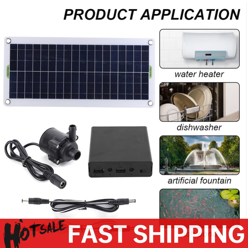 Aquarium Fish Farm - 18V 30W Fountain Panel Pump Garden