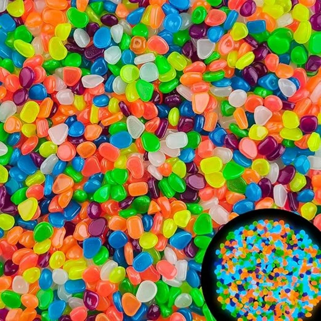 Aquarium Fish Farm - 500Pcs Glow in The Dark Garden