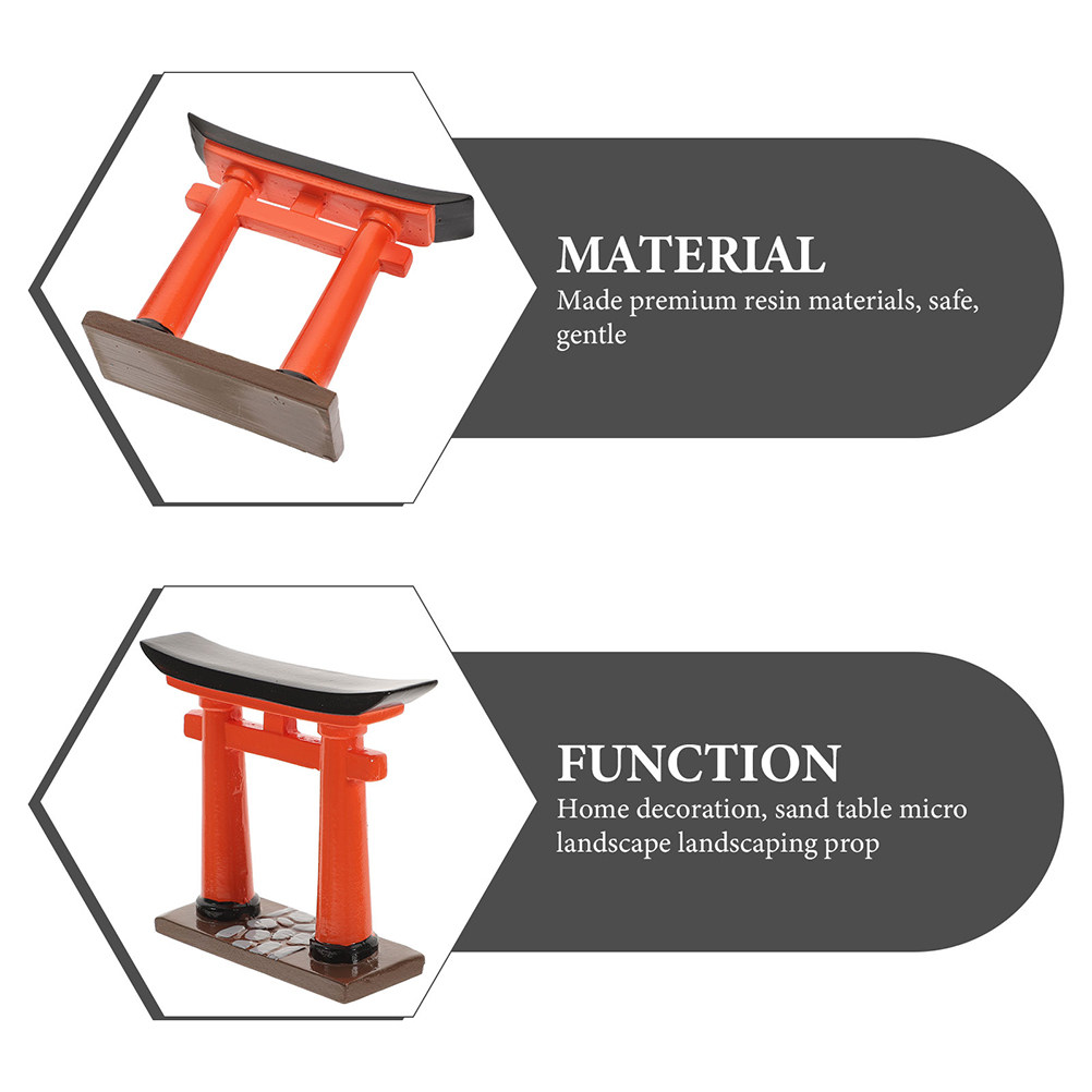 2Pcs Japanese Torii Gate Minia - Aquarium Fish Japanese recensione e prezzo