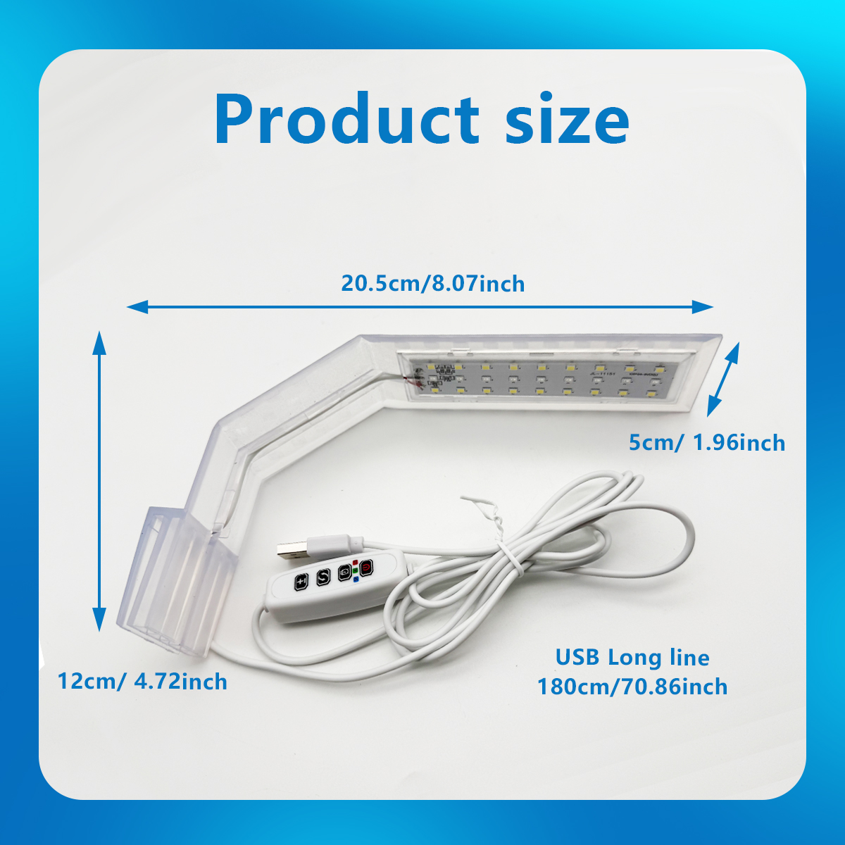 Super Slim LED Aquarium Light  - Aquarium Fish Light Lamp recensione e prezzo