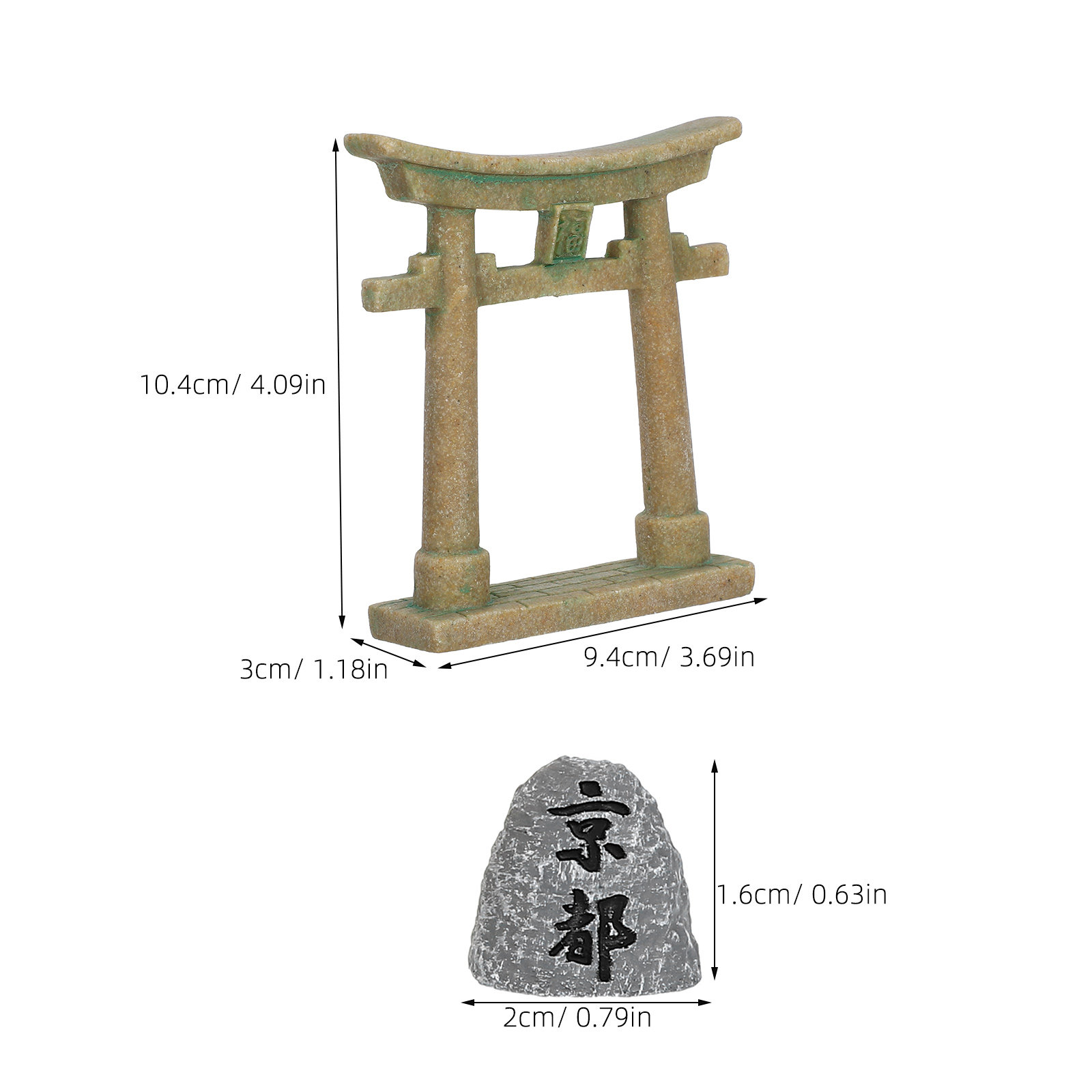 Miniature Japanese Torii Gate  - Aquarium Fish Japanese recensione e prezzo