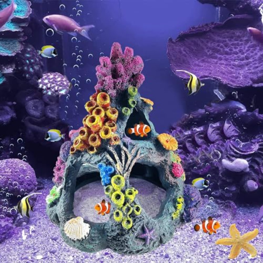Fish Tank Decoration Set, Aqua - Aquarium Fish Colorful recensione e prezzo