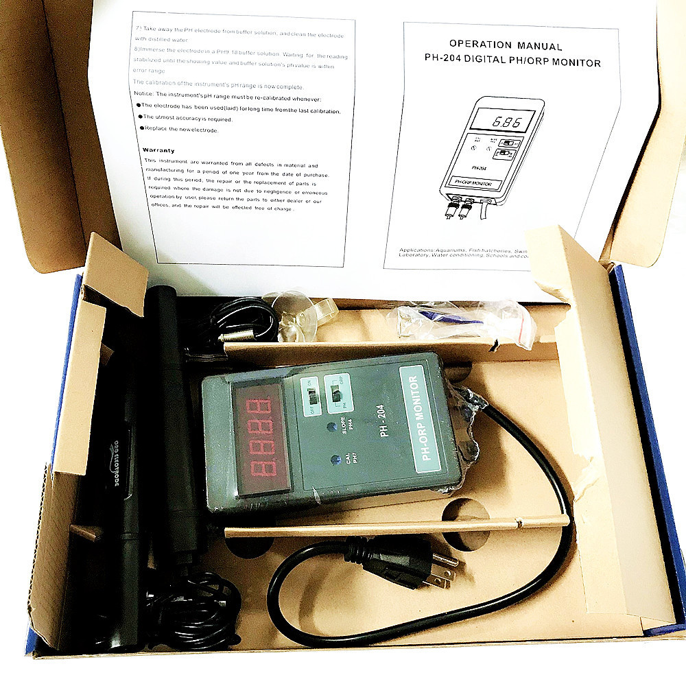 PH-204 Digital PH/ORP Meter wi - Aquarium Fish In Online recensione e prezzo