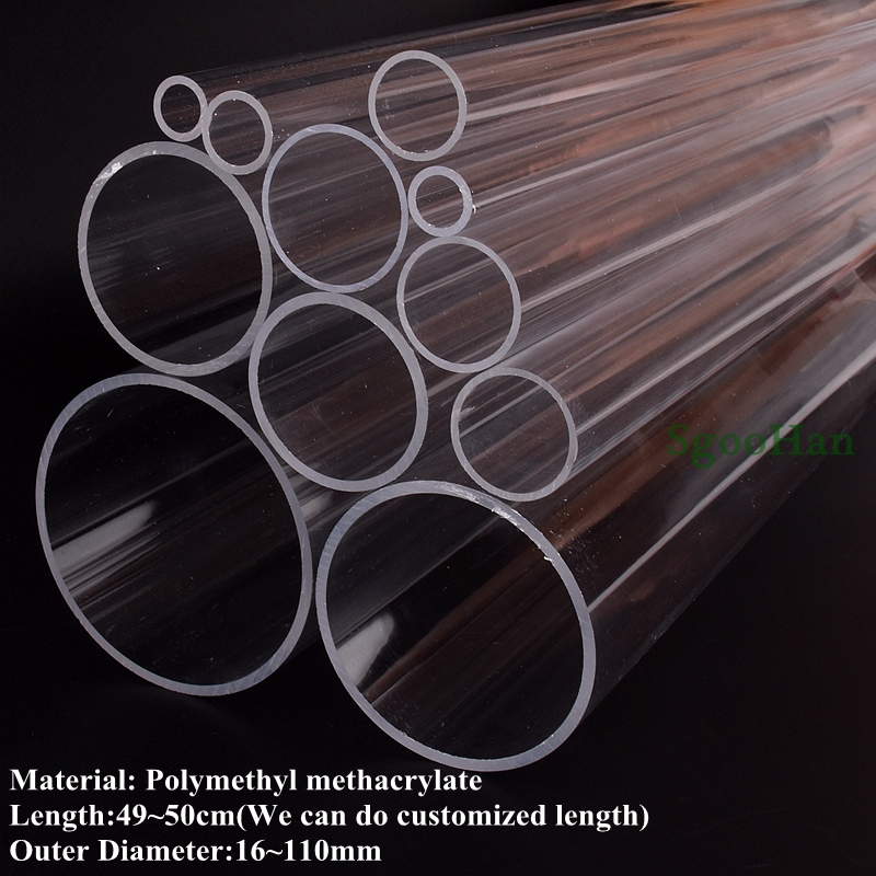 2pcs O.D 16~110mm Clear Plexig - Aquarium Fish Long recensione e prezzo