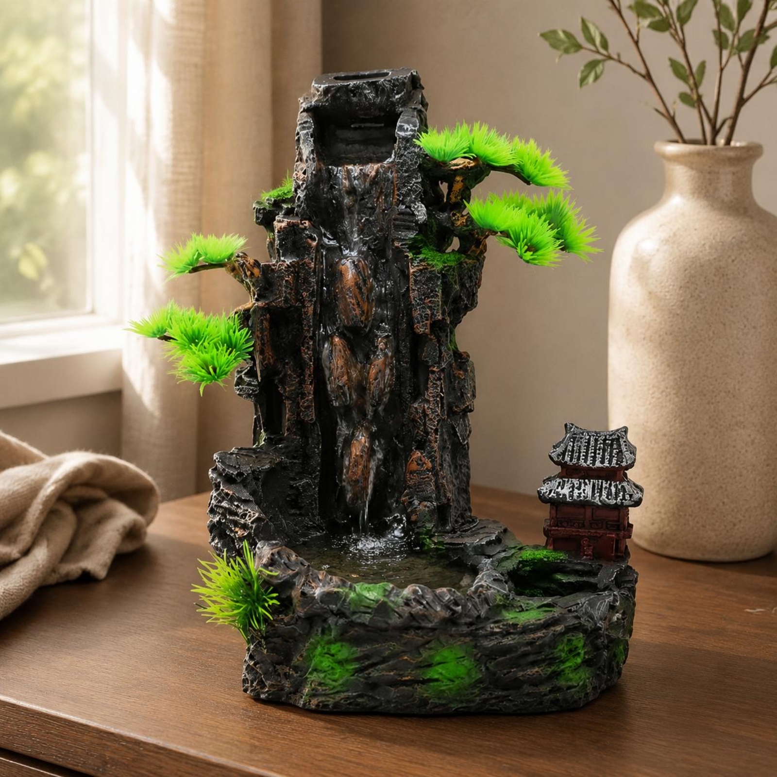 Resin Mountain Waterfall Ornam - Aquarium Fish Long recensione e prezzo