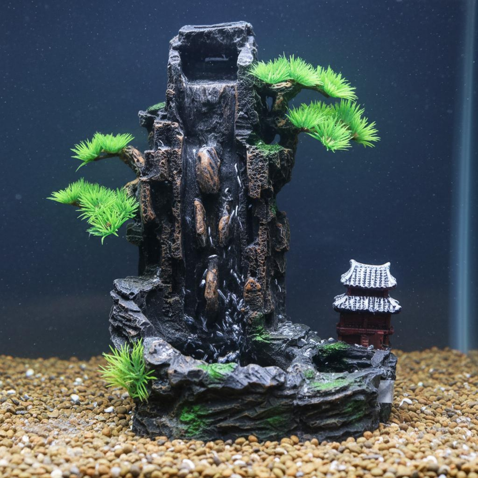 Resin Mountain Waterfall Ornam - Aquarium Fish Long recensione e prezzo