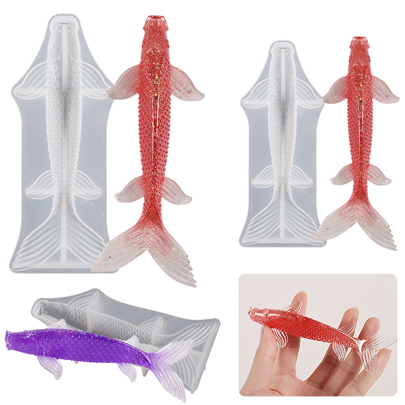 3D Koi Fish Shaped Epoxy Resin - Aquarium Fish Farm recensione e prezzo