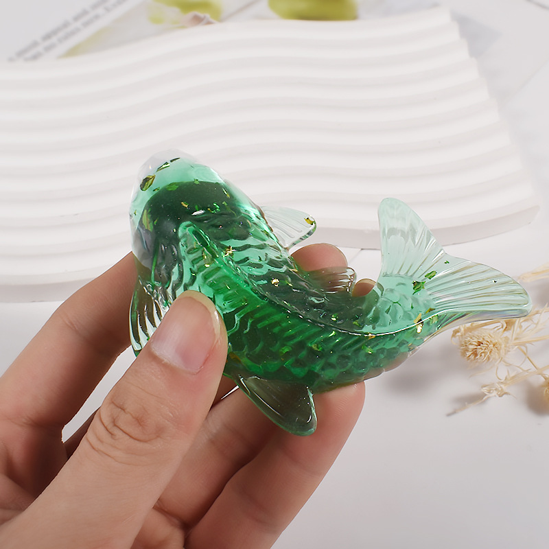 3D Koi Fish Shaped Epoxy Resin - Aquarium Fish Farm recensione e prezzo