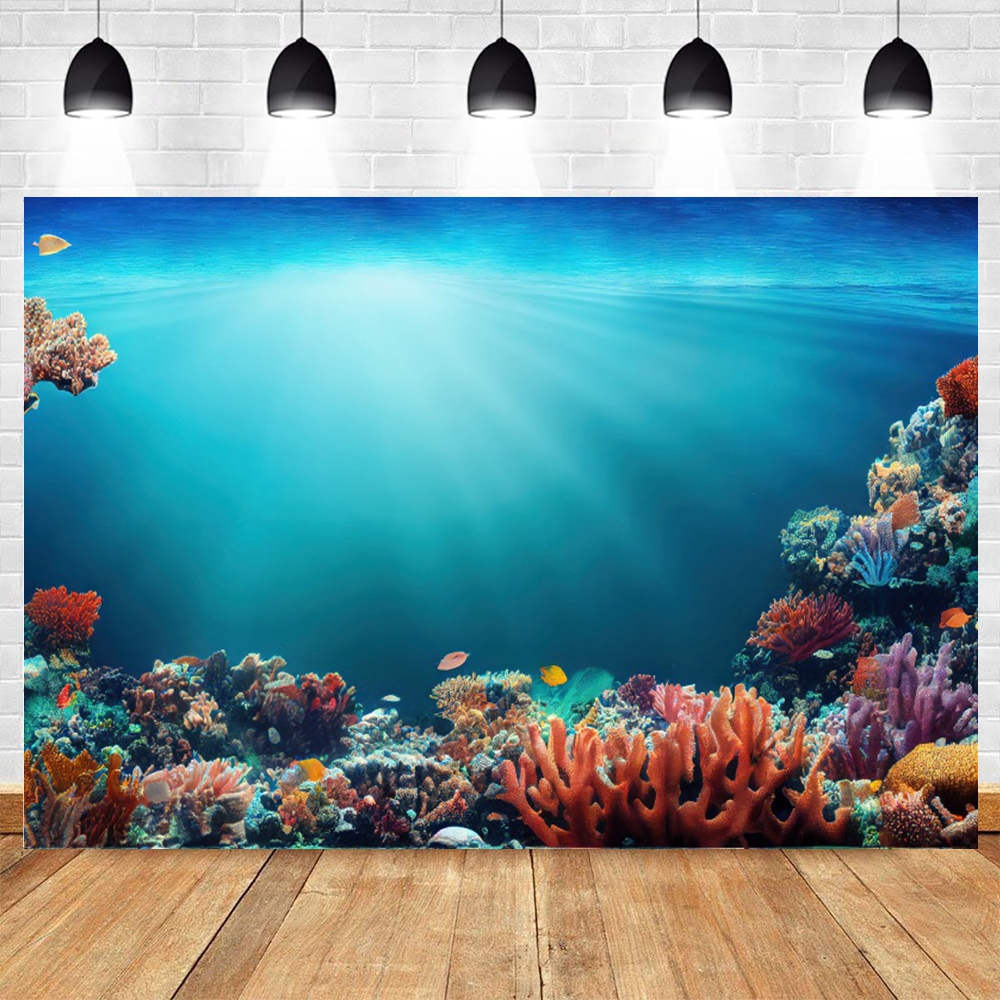 Underwater World Backdrop Seab - Aquarium Fish Of The World recensione e prezzo