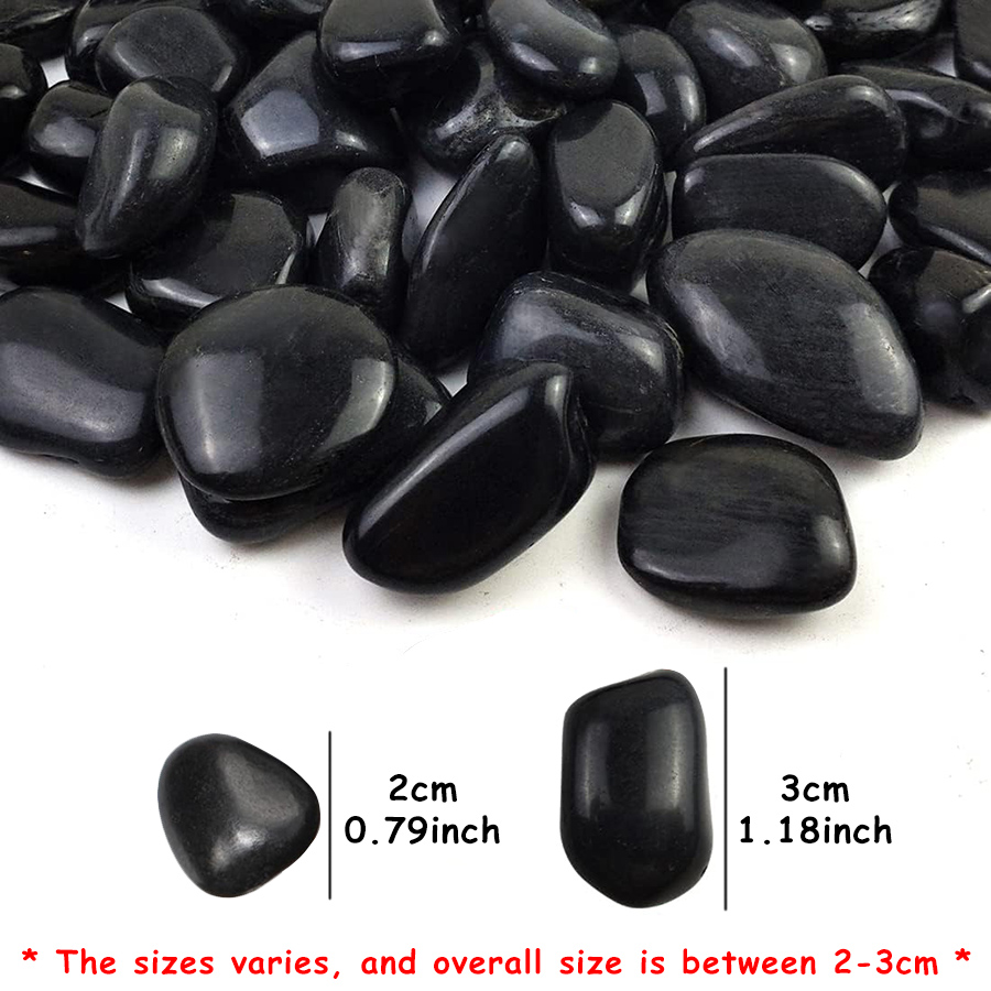 200g Black High Polished Natur - Aquarium Fish Farm recensione e prezzo