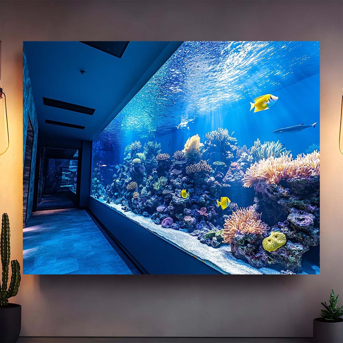 Vibrant Underwater Aquarium Ta - Aquarium Fish Colorful recensione e prezzo