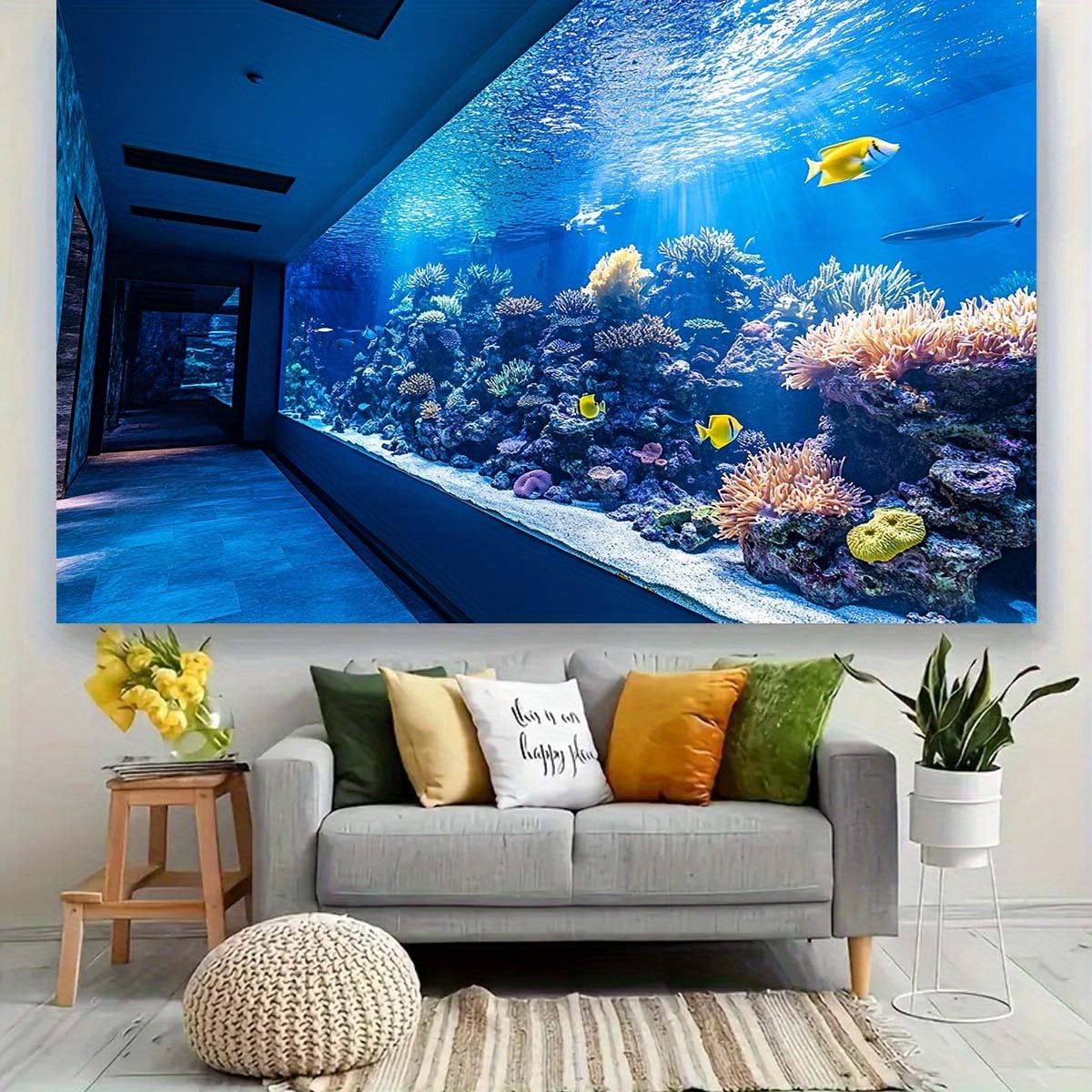 Vibrant Underwater Aquarium Ta - Aquarium Fish Colorful recensione e prezzo