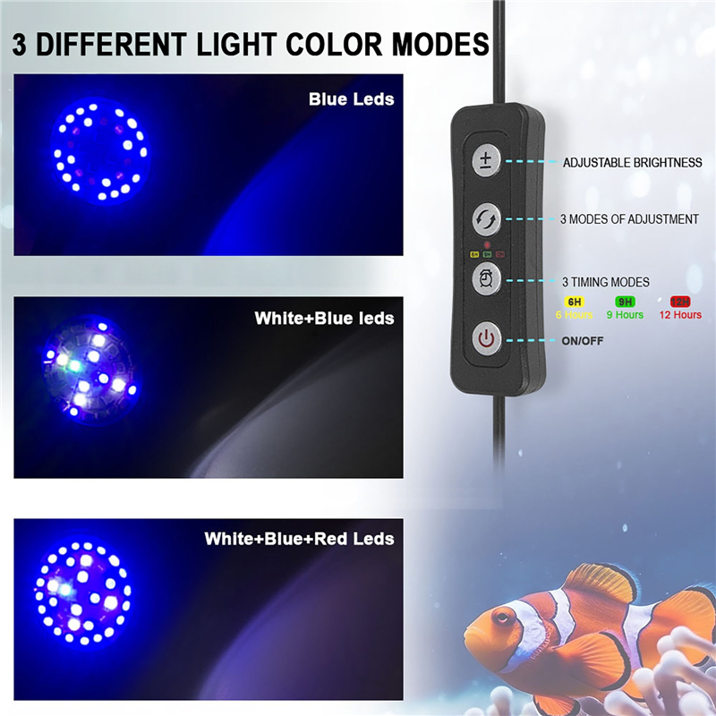 30W Aquarium Fish Tank Sea Wat - Aquarium Fish Light Lamp recensione e prezzo