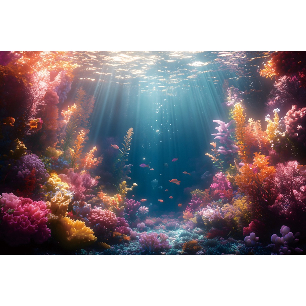 Underwater World Backdrop For  - Aquarium Fish Of The World recensione e prezzo