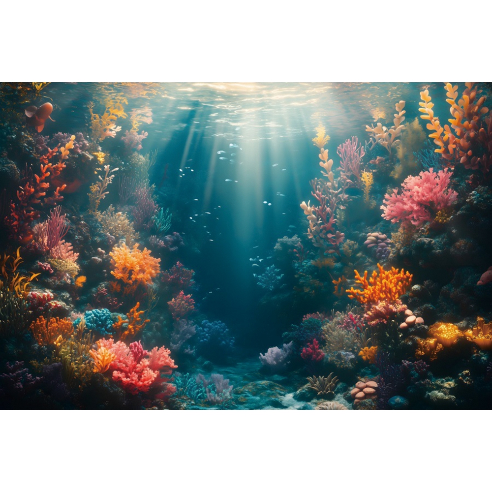 Underwater World Backdrop For  - Aquarium Fish Of The World recensione e prezzo