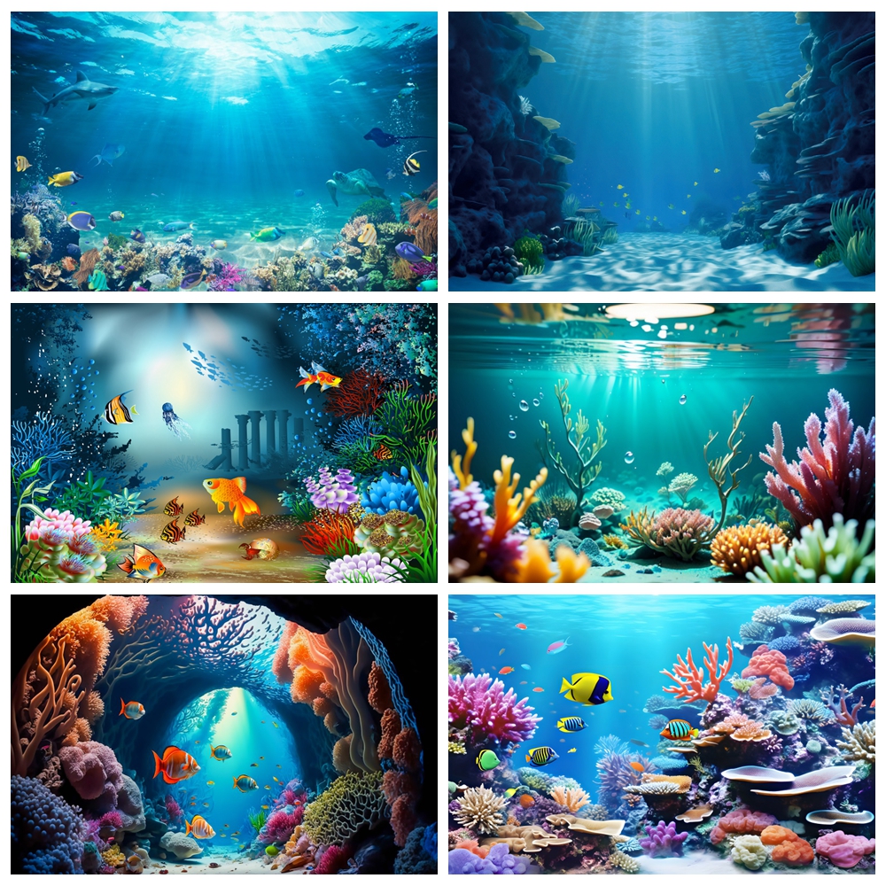 Underwater World Seabed Backdr - Aquarium Fish Of The World recensione e prezzo