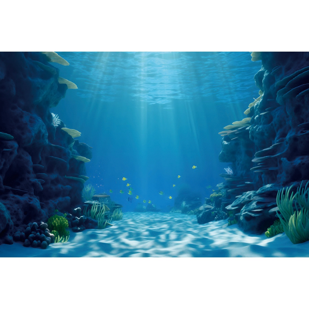 Underwater World Seabed Backdr - Aquarium Fish Of The World recensione e prezzo