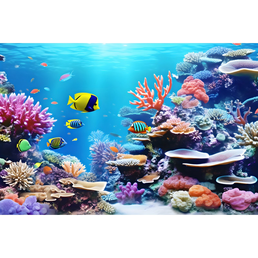 Underwater World Seabed Backdr - Aquarium Fish Of The World recensione e prezzo