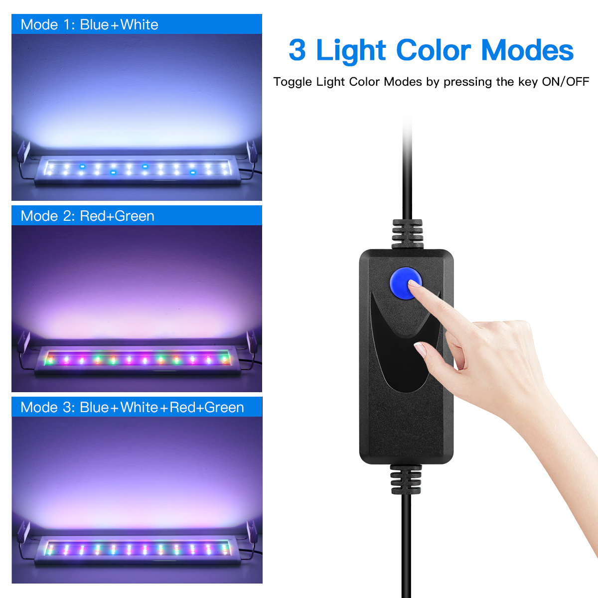 Super Slim LED Aquarium Light  - Aquarium Fish Colorful recensione e prezzo