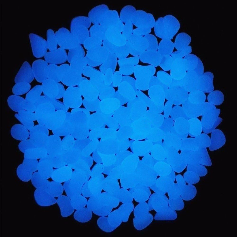 Fish Tank Rocks Glow Blue Pebb - Aquarium Fish Farm recensione e prezzo