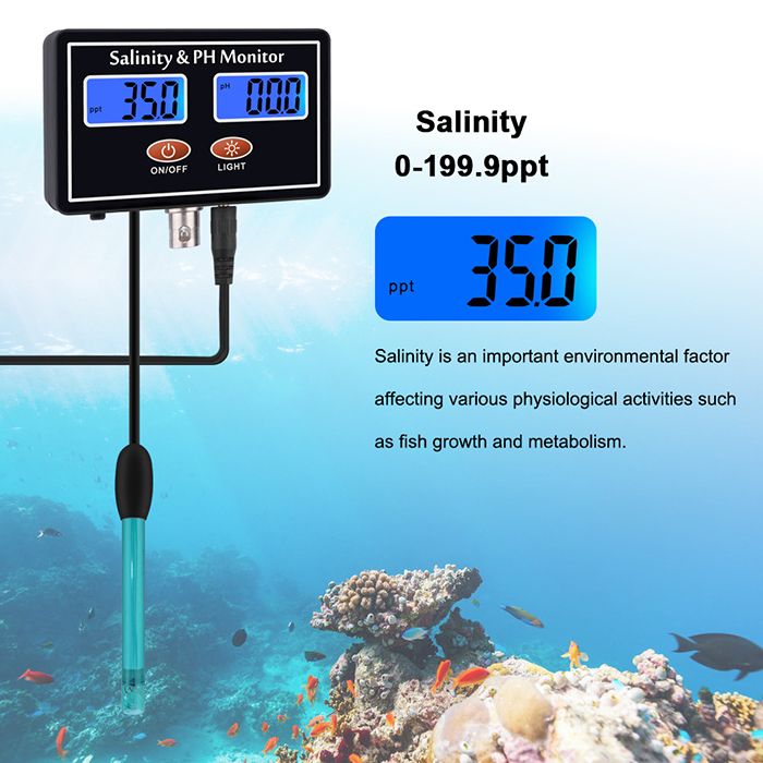 Online PH & Salinity Monitor 2 - Aquarium Fish In Online recensione e prezzo