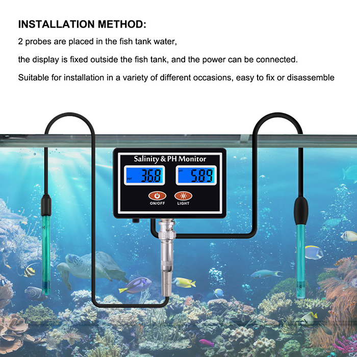 Online PH & Salinity Monitor 2 - Aquarium Fish In Online recensione e prezzo