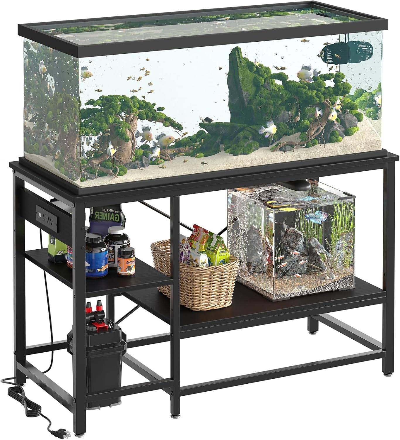 55 Gallon Fish Tank Stand with - Aquarium Fish Long recensione e prezzo