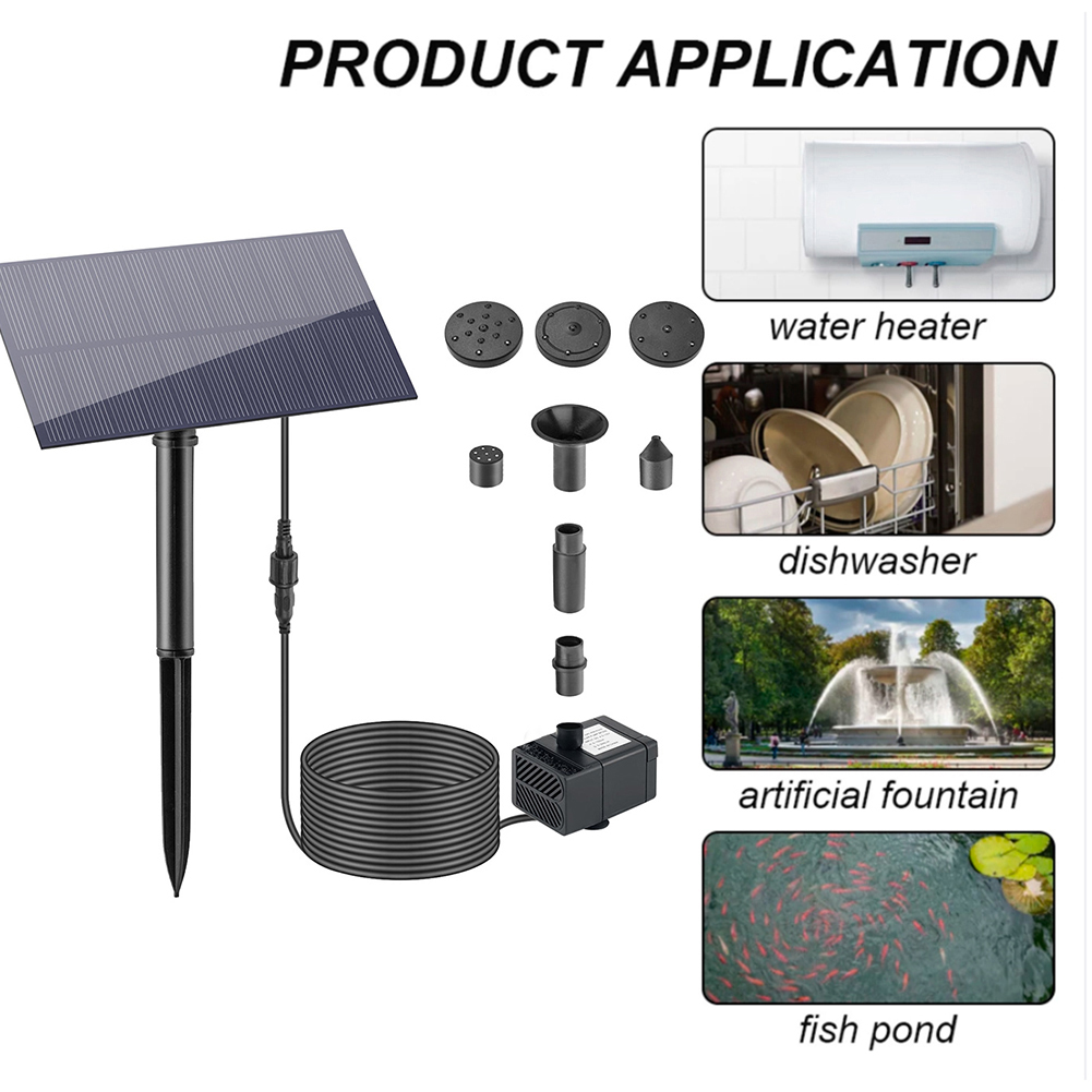 5W 5V Solar Water Pump Garden  - Aquarium Fish Farm recensione e prezzo