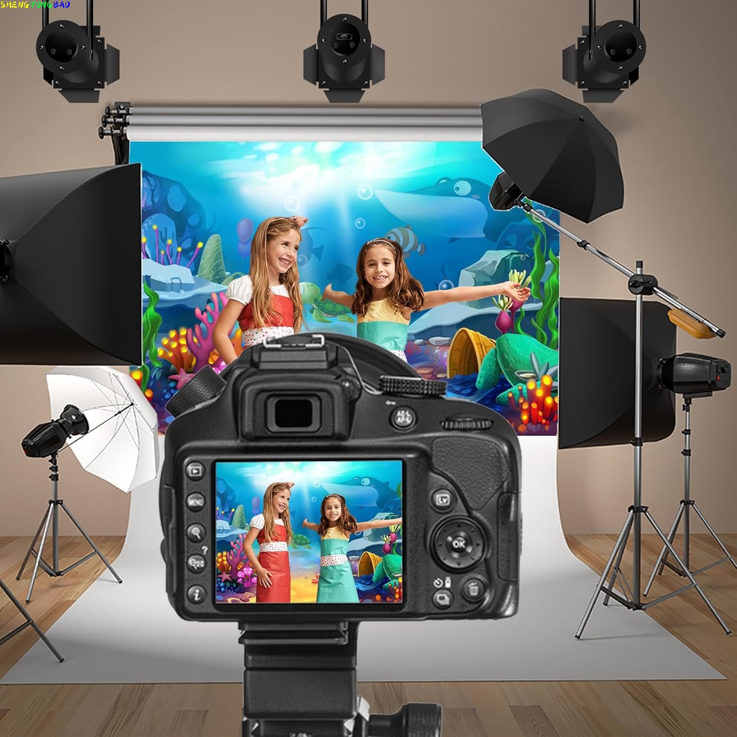 Blue Underwater World Backdrop - Aquarium Fish Of The World recensione e prezzo