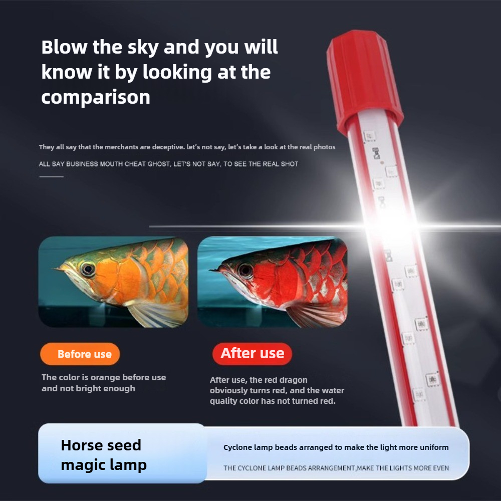 Red Arowana Lamp Special Glass - Aquarium Fish Colorful recensione e prezzo