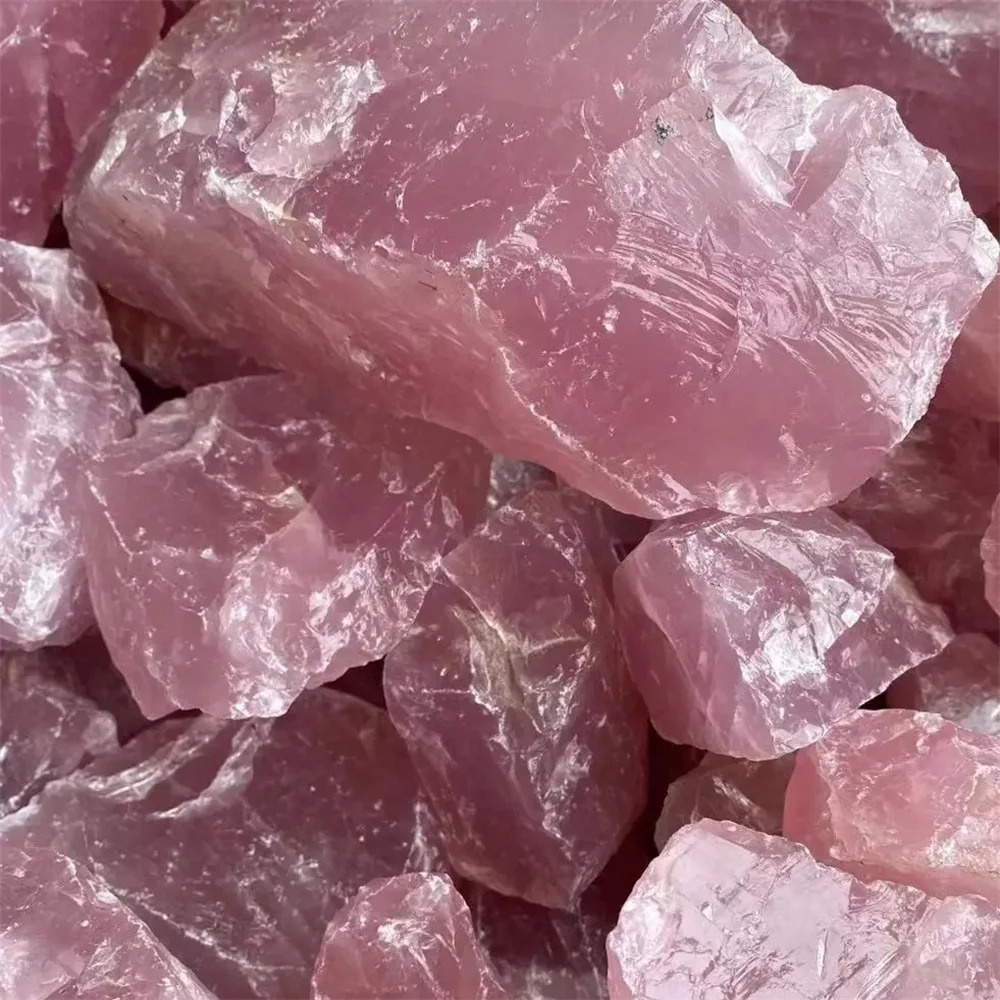 Pure Natural Pink Rose Quartz  - Aquarium Fish Big recensione e prezzo