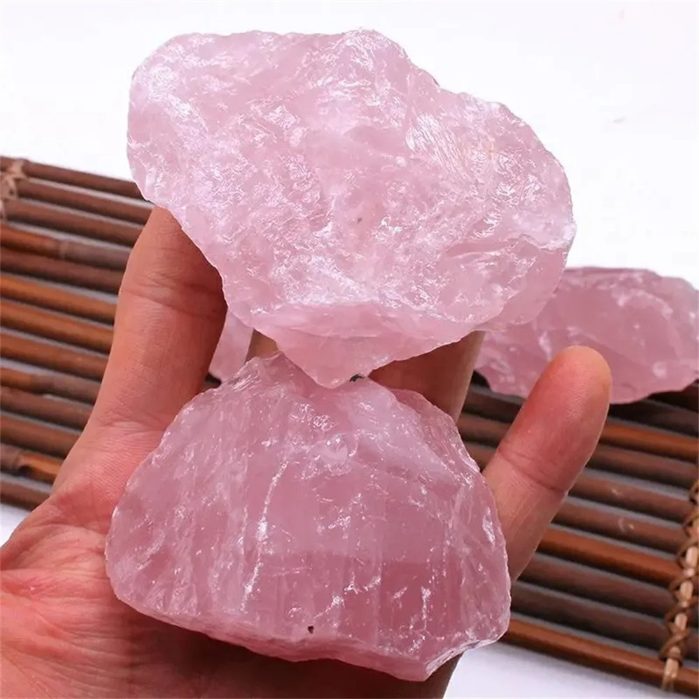 Pure Natural Pink Rose Quartz  - Aquarium Fish Big recensione e prezzo
