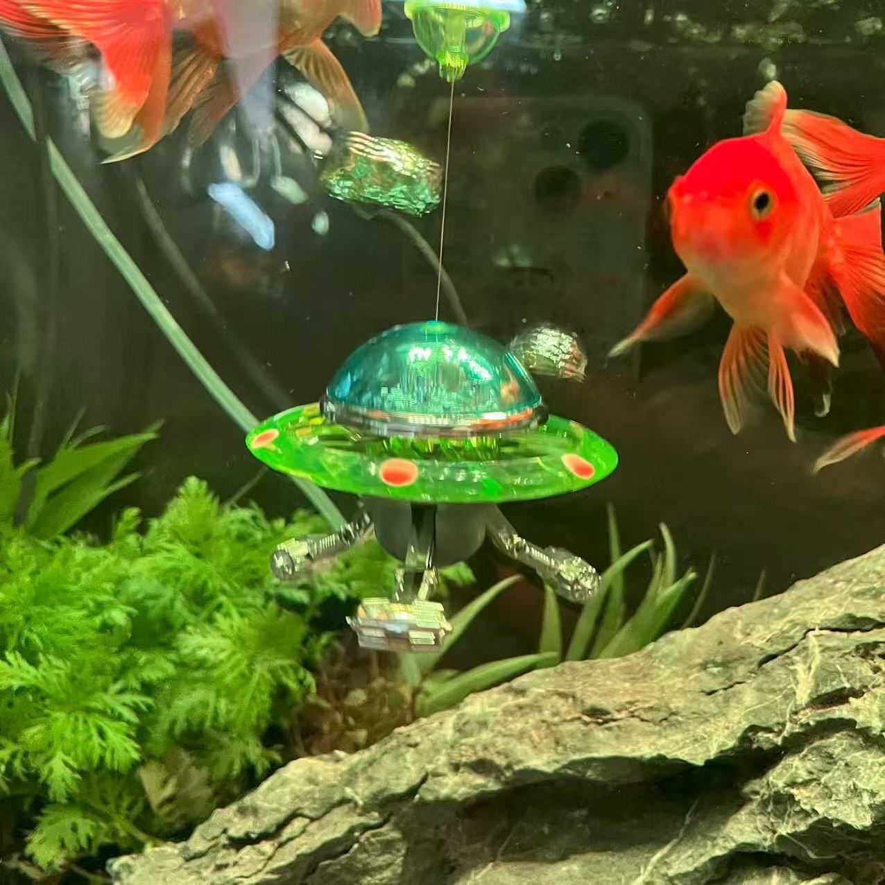 Suspended UFO Aquarium Statue  - Aquarium Fish Of The World recensione e prezzo