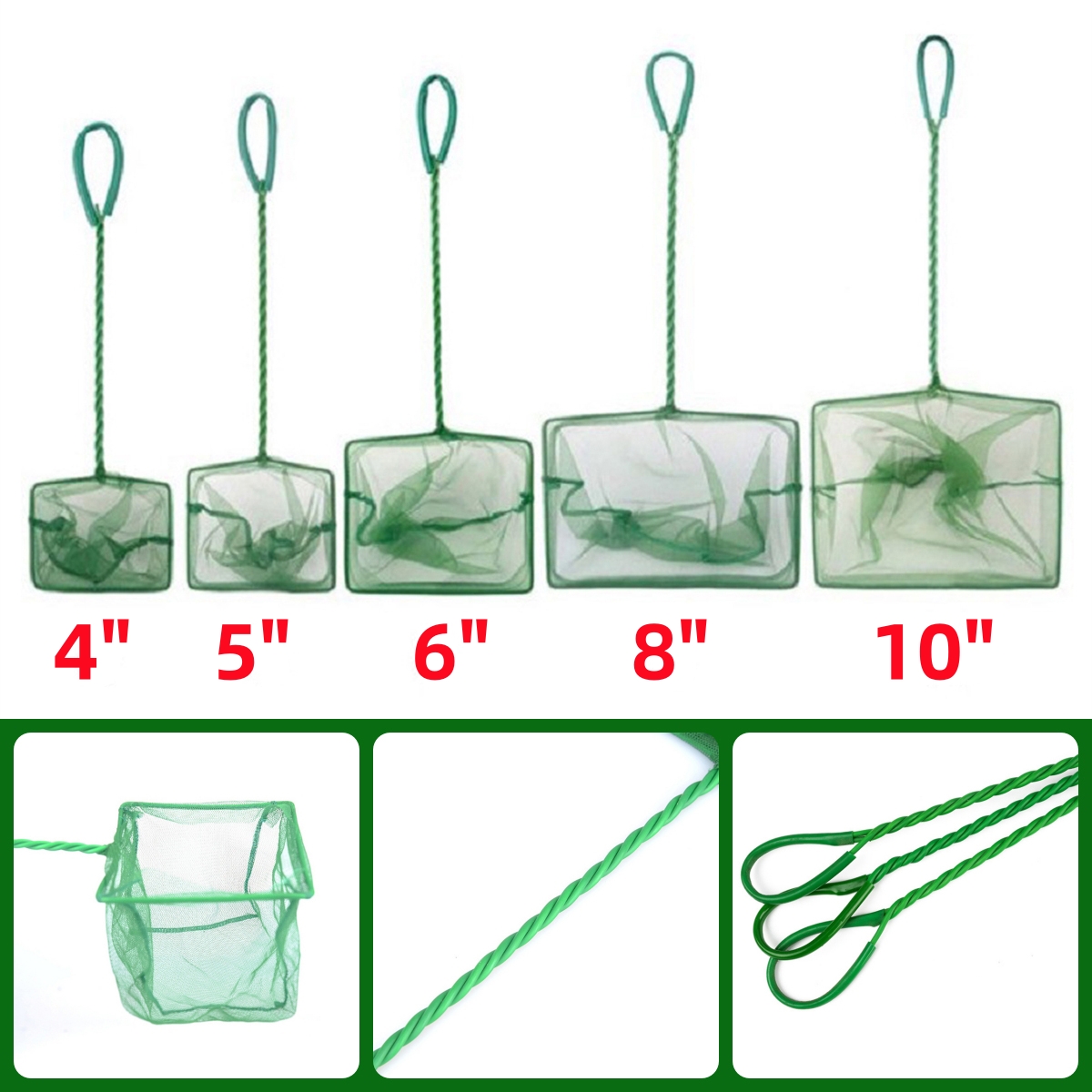 3~10 Inch Portable Nylon Green - Aquarium Fish Long recensione e prezzo