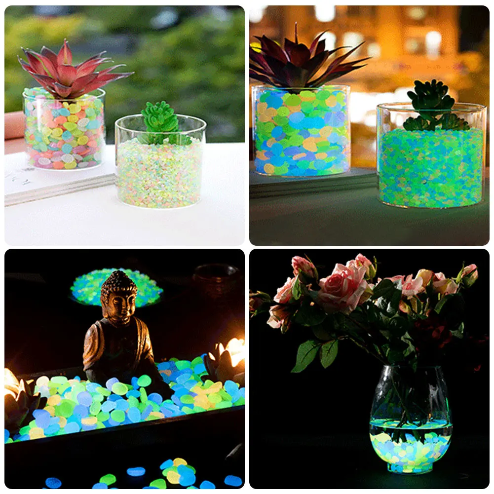 100Pcs Pebbles Glow In The Dar - Aquarium Fish Farm recensione e prezzo
