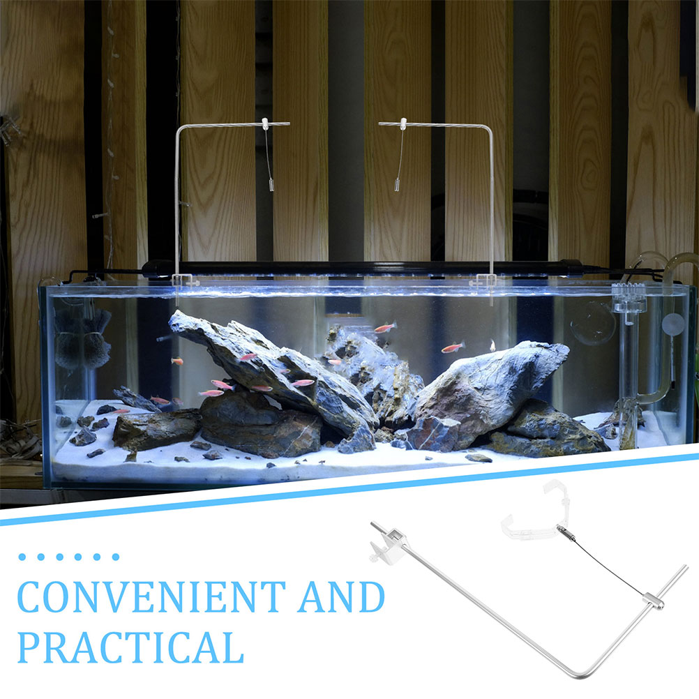 2pcs Aquarium Light Holder Wit - Aquarium Fish Light Lamp recensione e prezzo