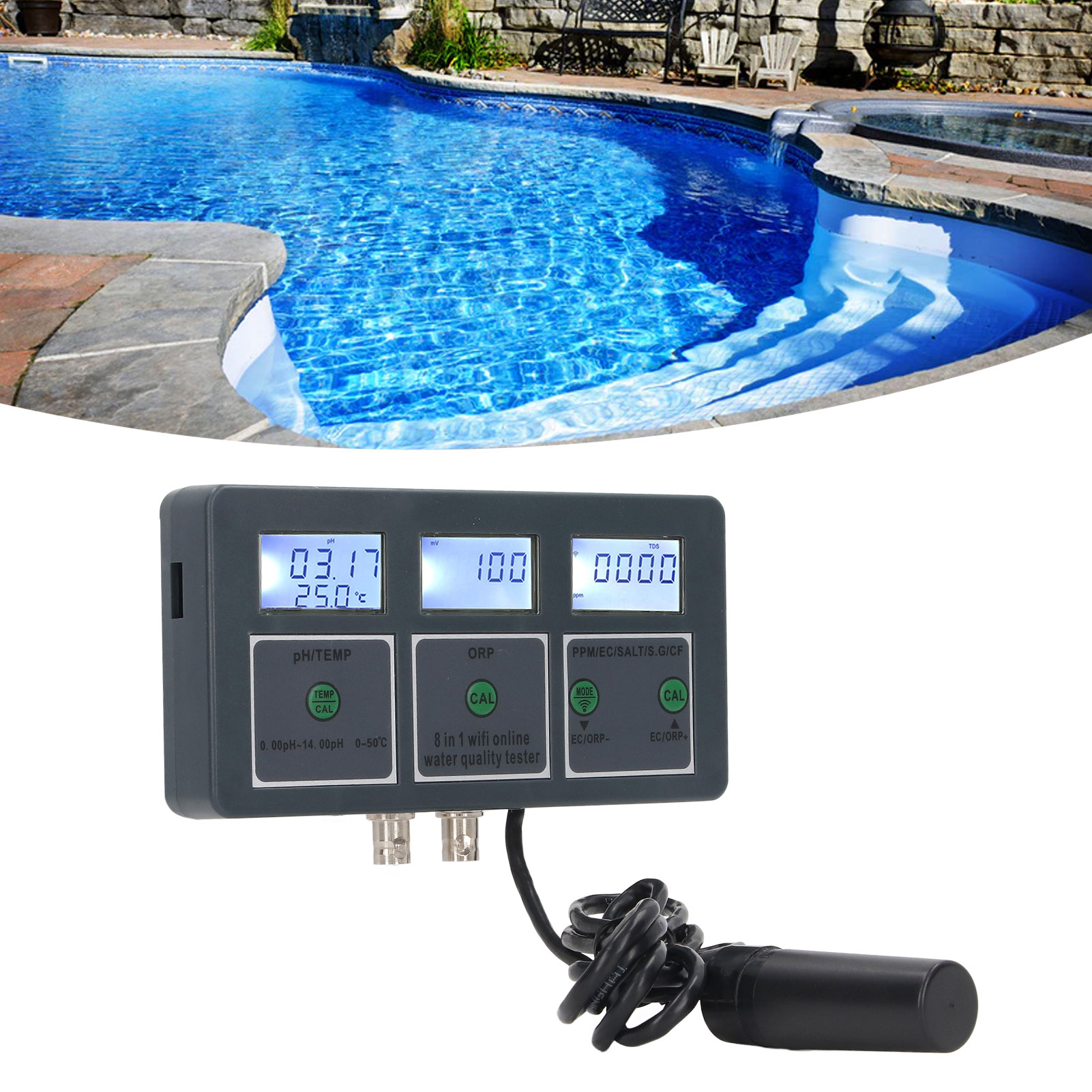 Water Quality Tester Multi Par - Aquarium Fish In Online recensione e prezzo