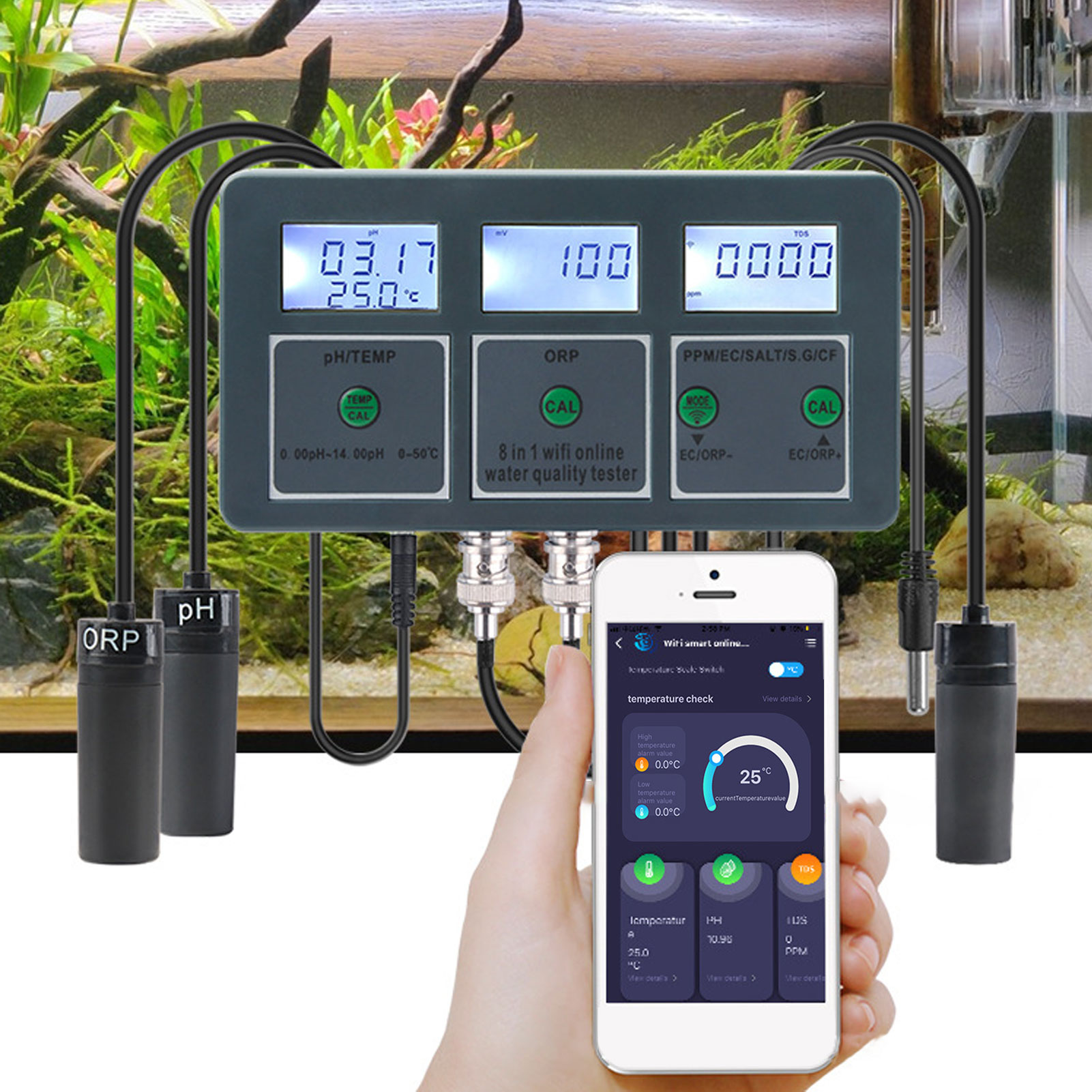 Water Quality Tester Multi Par - Aquarium Fish In Online recensione e prezzo
