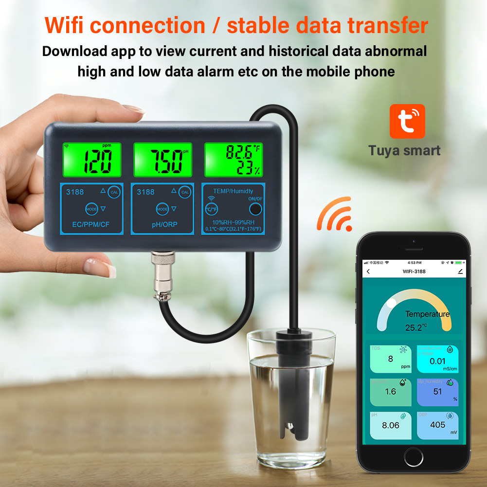 Yieryi WiFi Tuya Smart Monitor - Aquarium Fish In Online recensione e prezzo